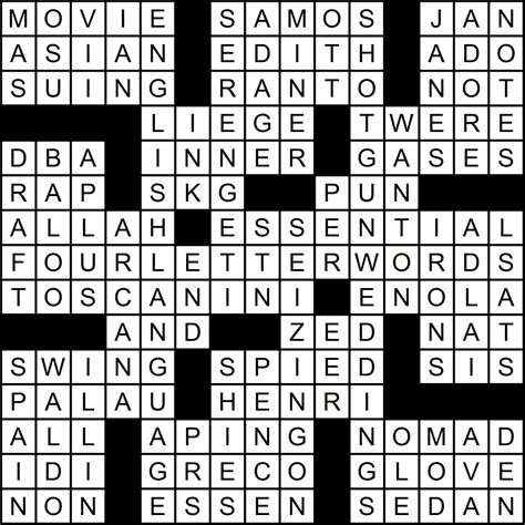 peruse crossword clue dan word